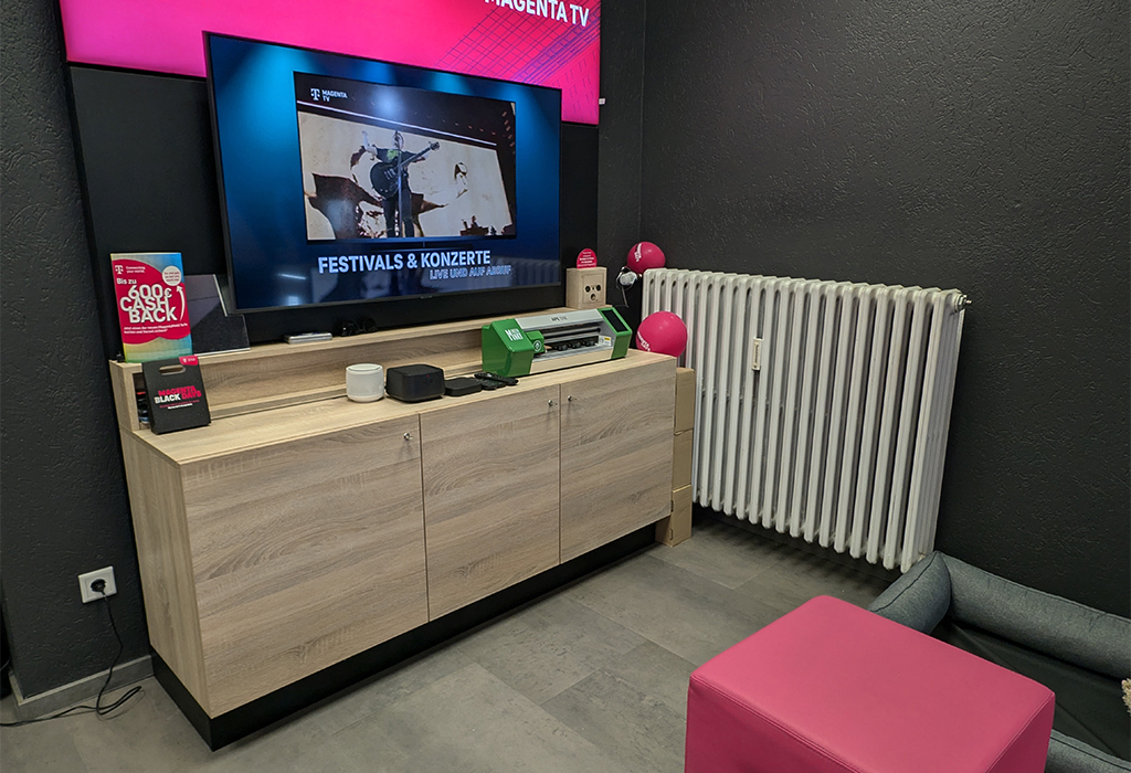 Innenansicht Shop Tekphone Telekom Shop in Blomberg