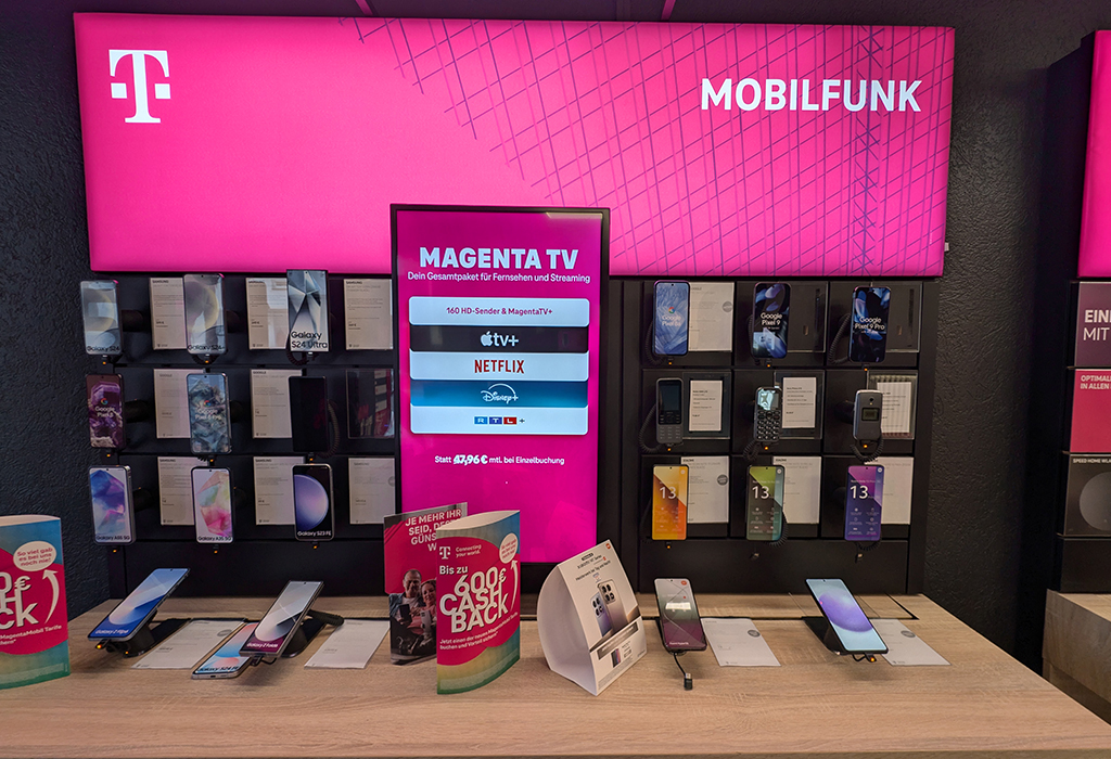 Innenansicht Shop Tekphone Telekom Shop in Blomberg