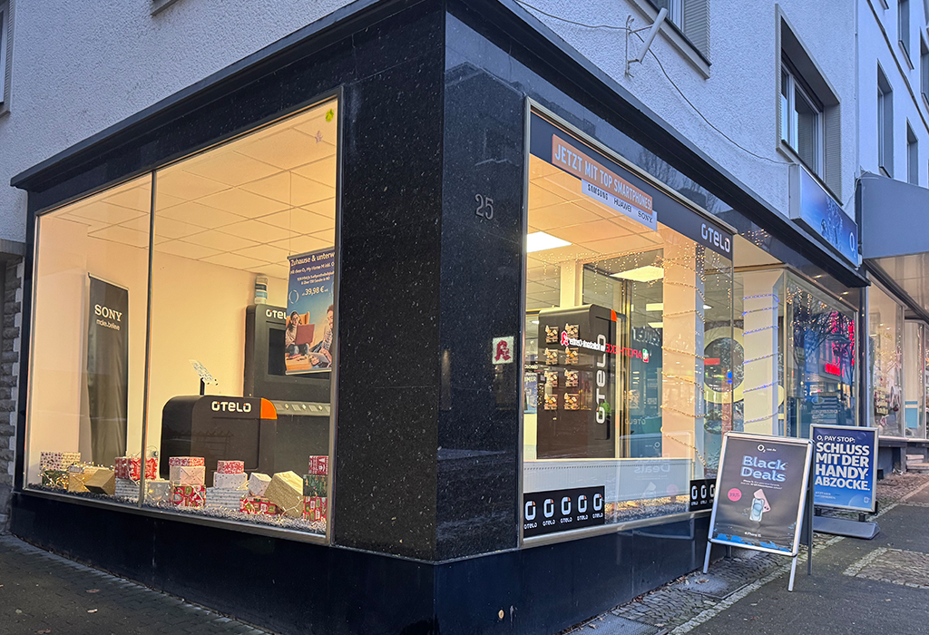 Außenansicht Shop Tekphone o2 Shop Brilon